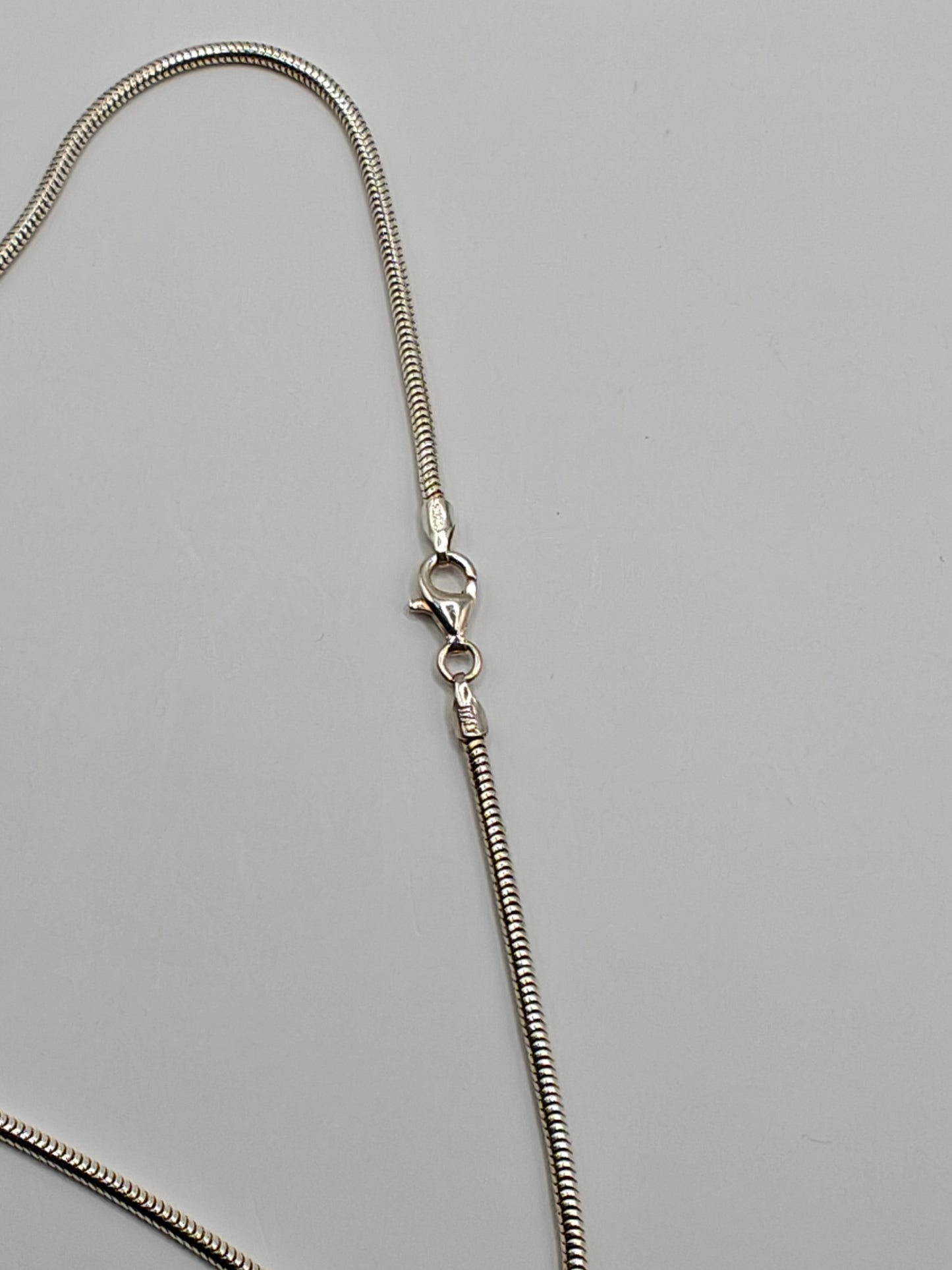 45cm Rat Tail Silver Chain