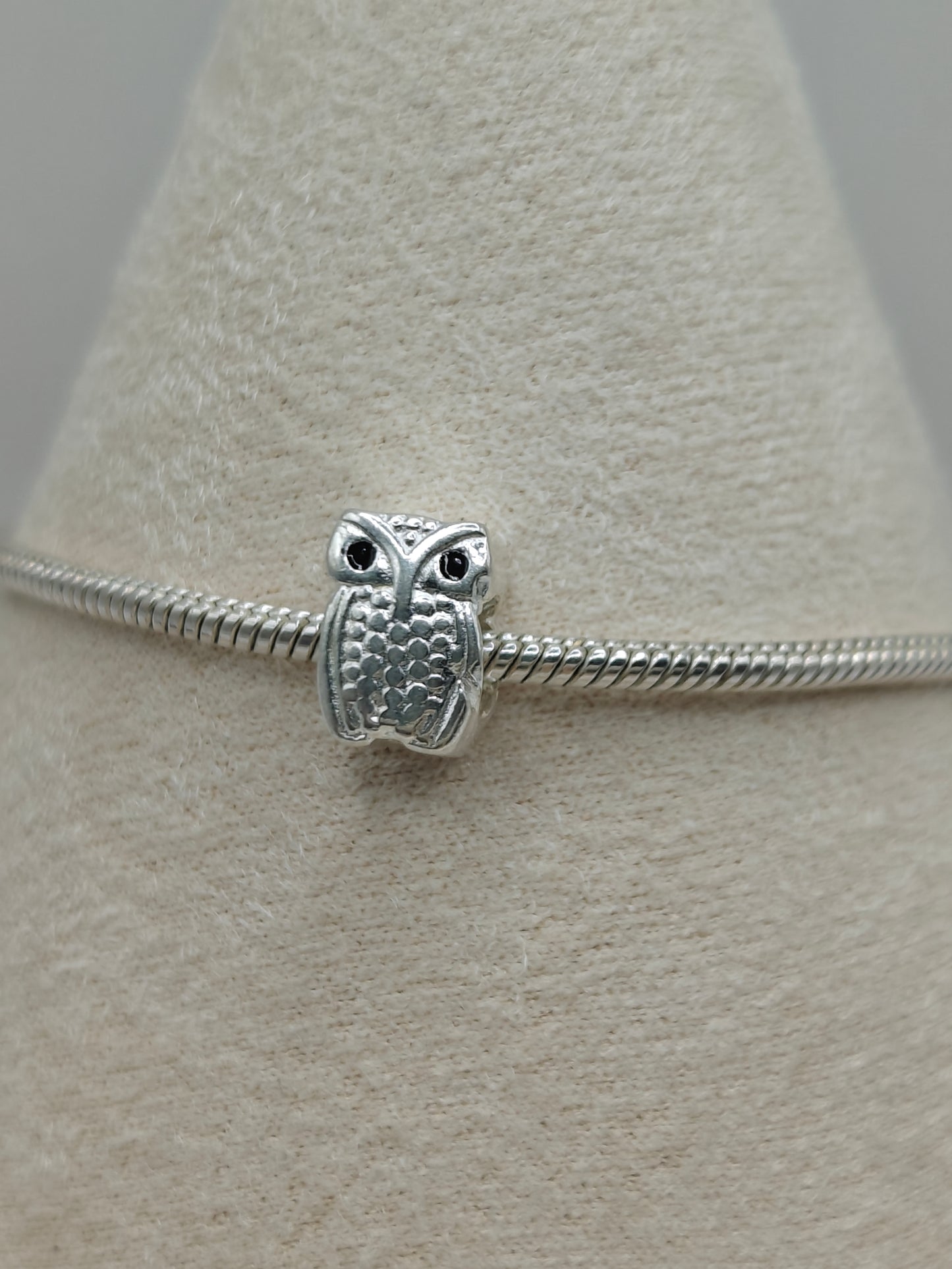 Silver Owl Charm