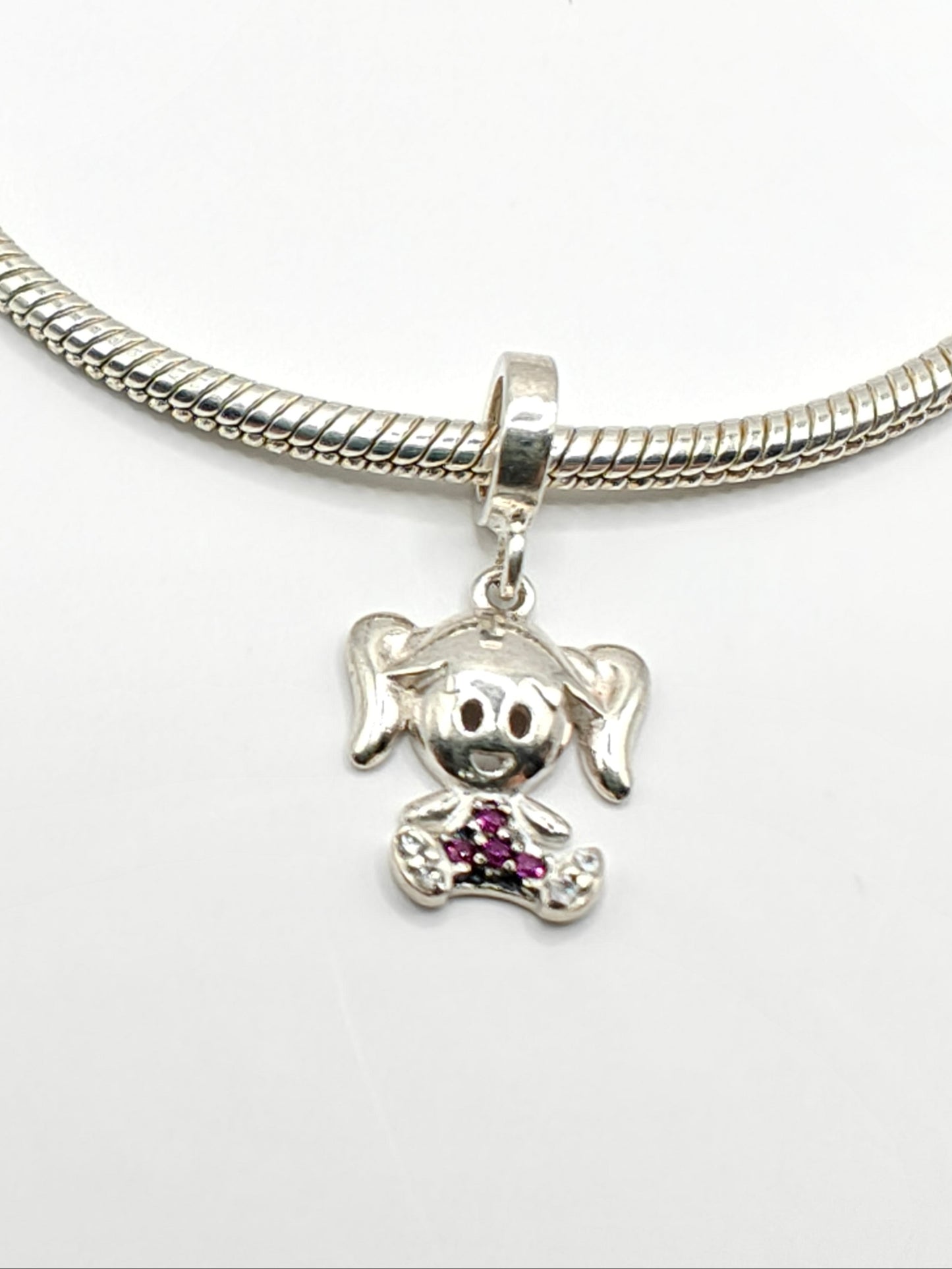 Silver Daughter Charm