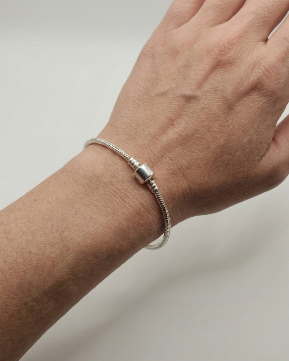 Silver Twisted Chain Bracelet