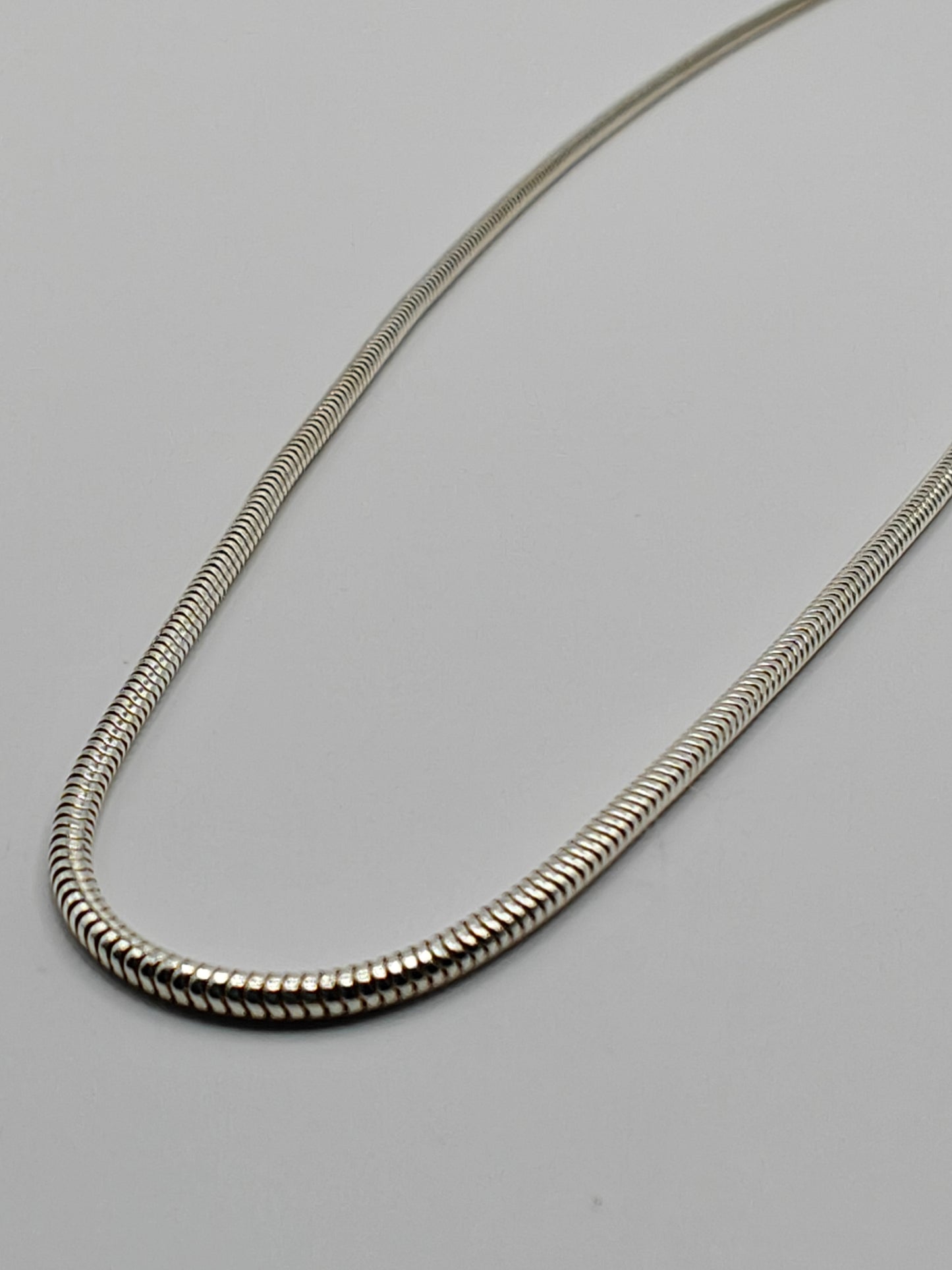 45cm Rat Tail Silver Chain