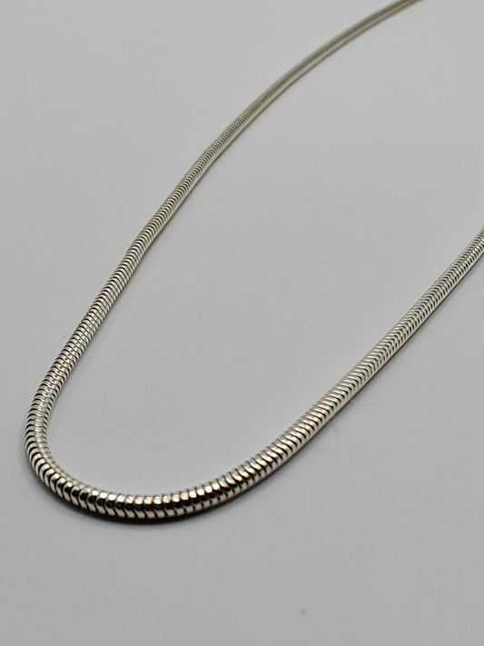 45cm Rat Tail Silver Chain