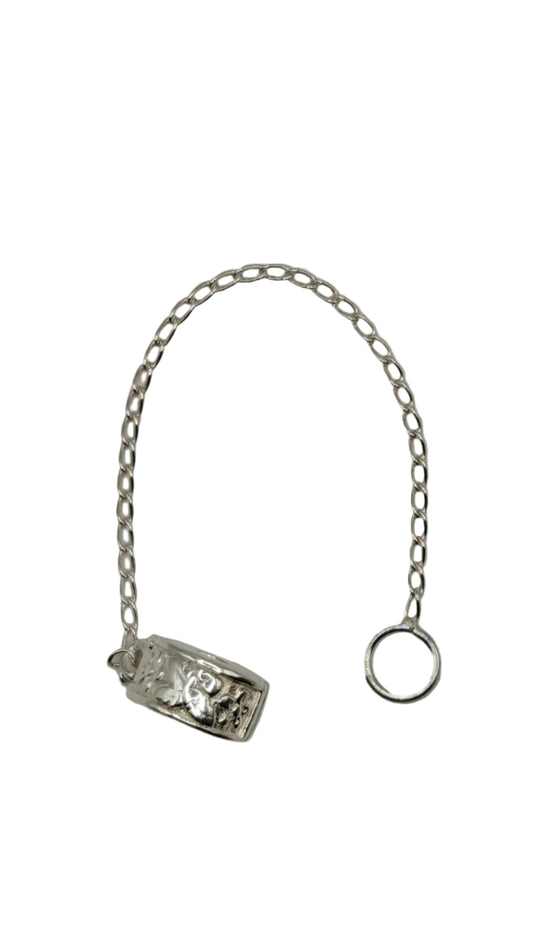 Silver safety chain