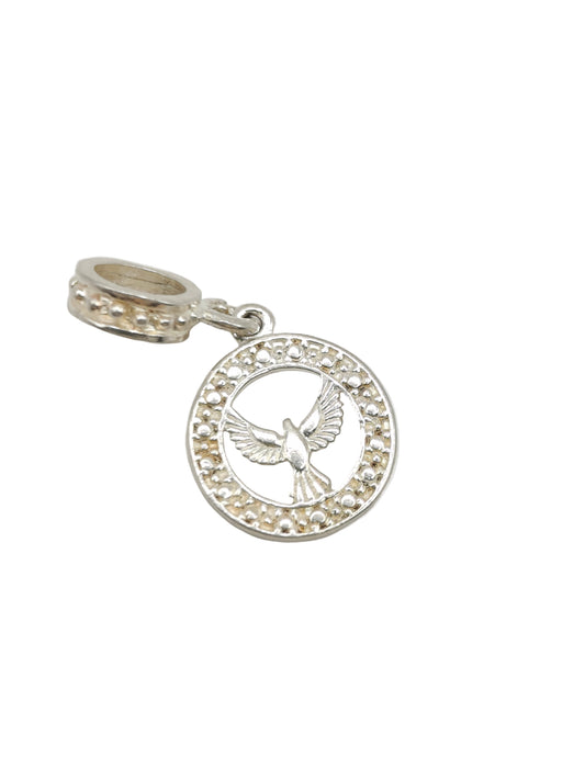 Silver Holy Spirit charm