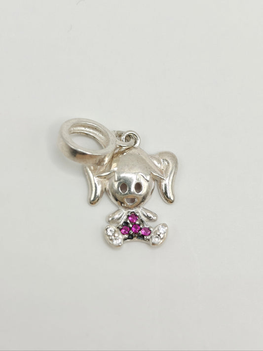 Silver Daughter Charm