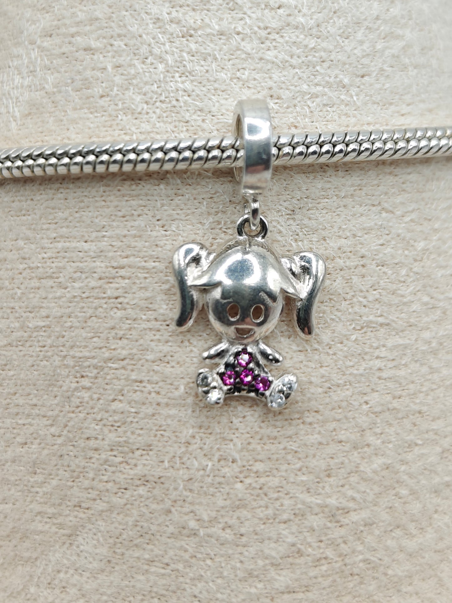 Silver Daughter Charm