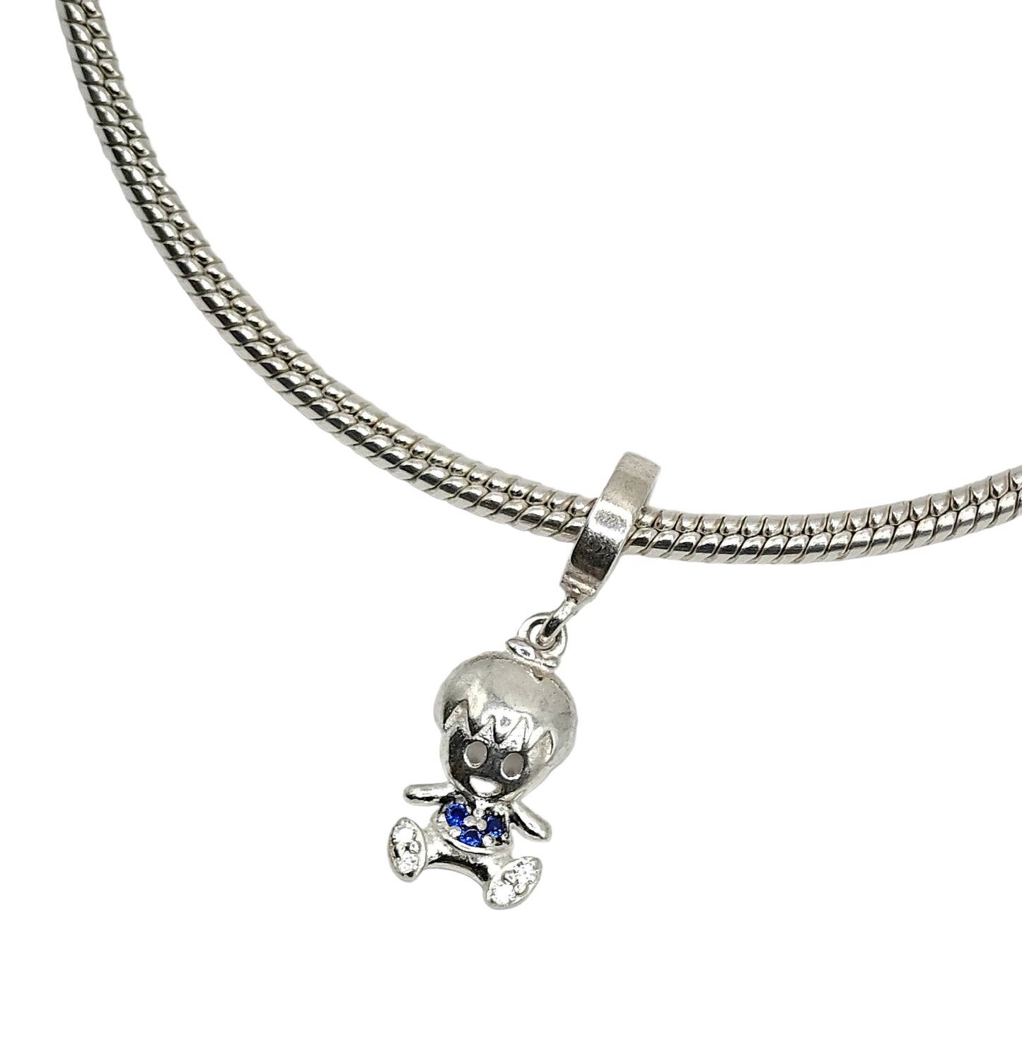 Silver Boy Charm