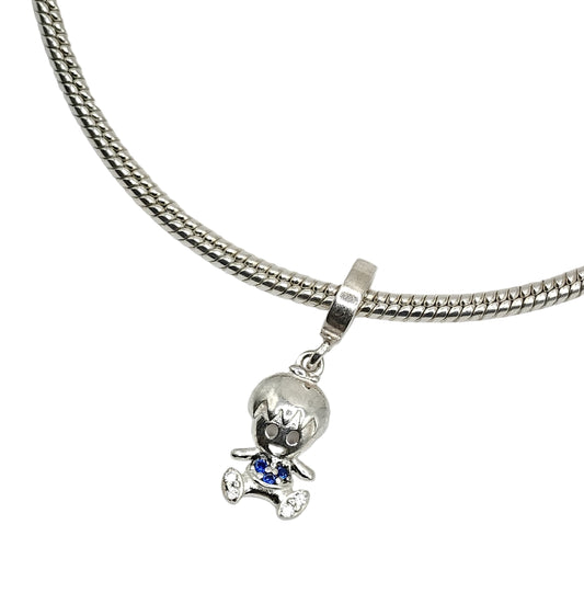 Silver Boy Charm