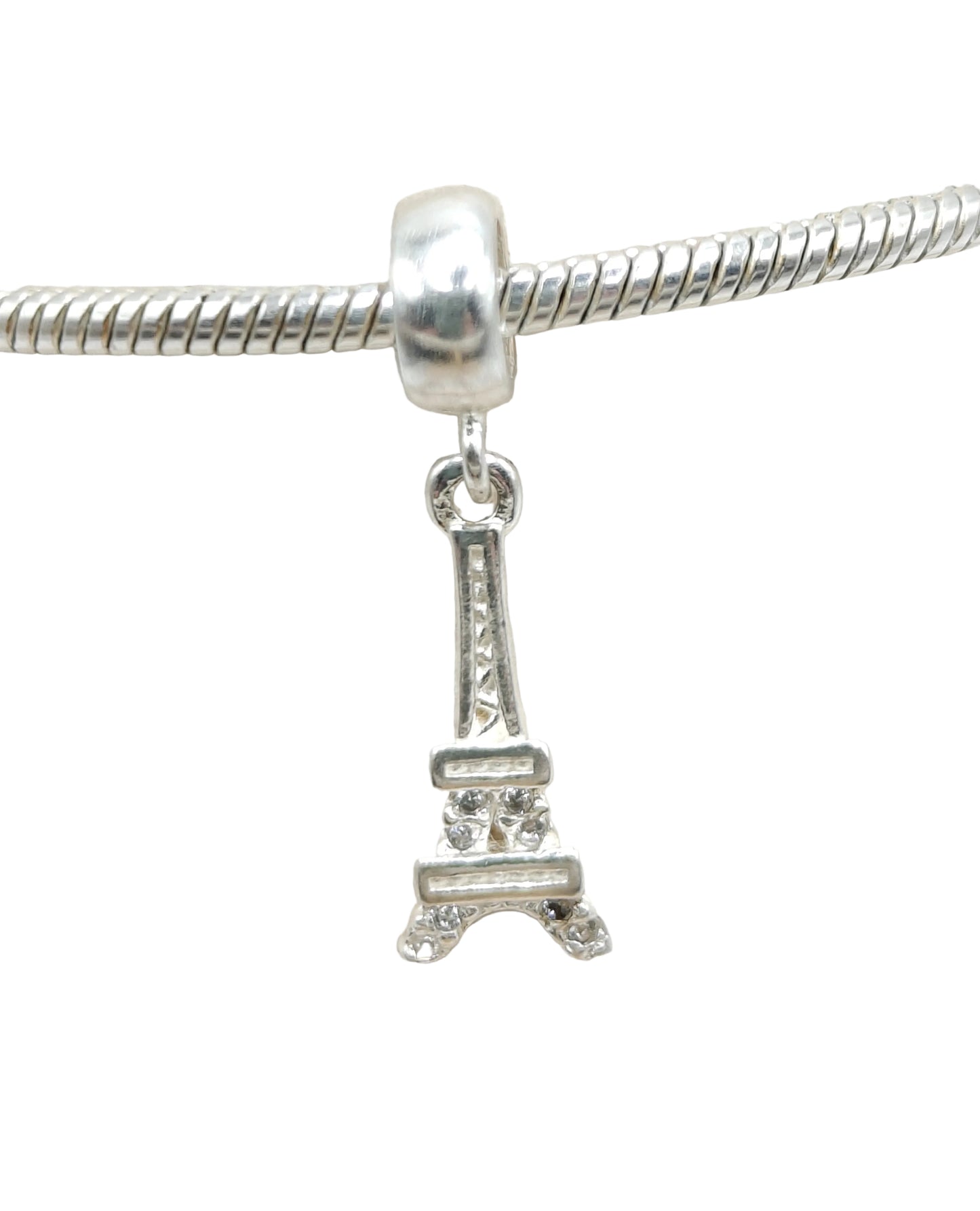 Silver Tower Eiffel Charm