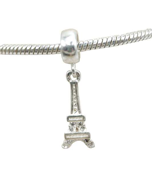 Silver Tower Eiffel Charm