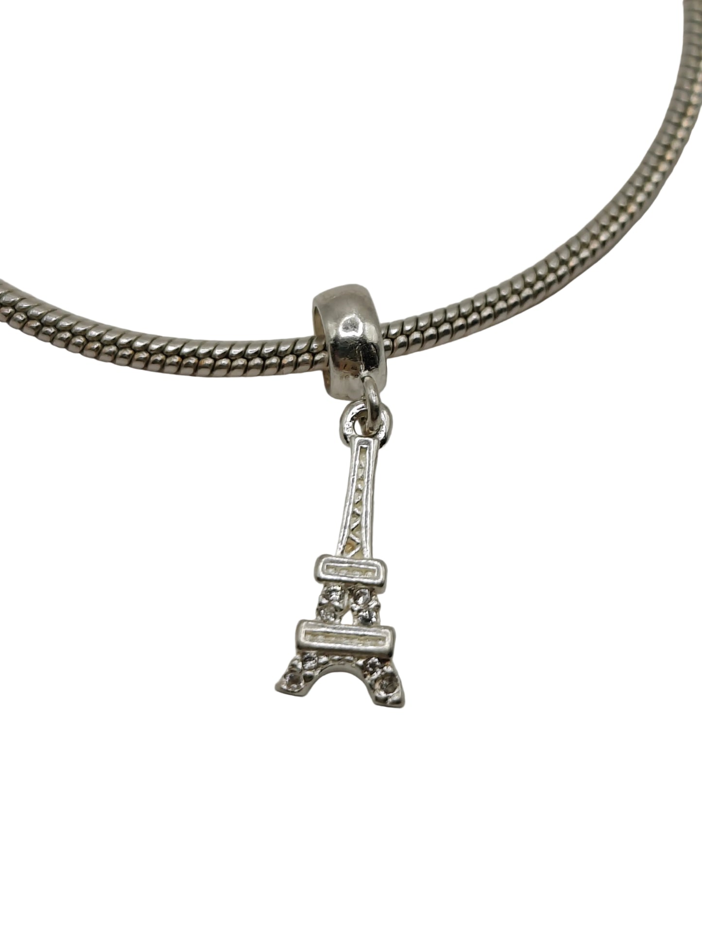 Silver Tower Eiffel Charm