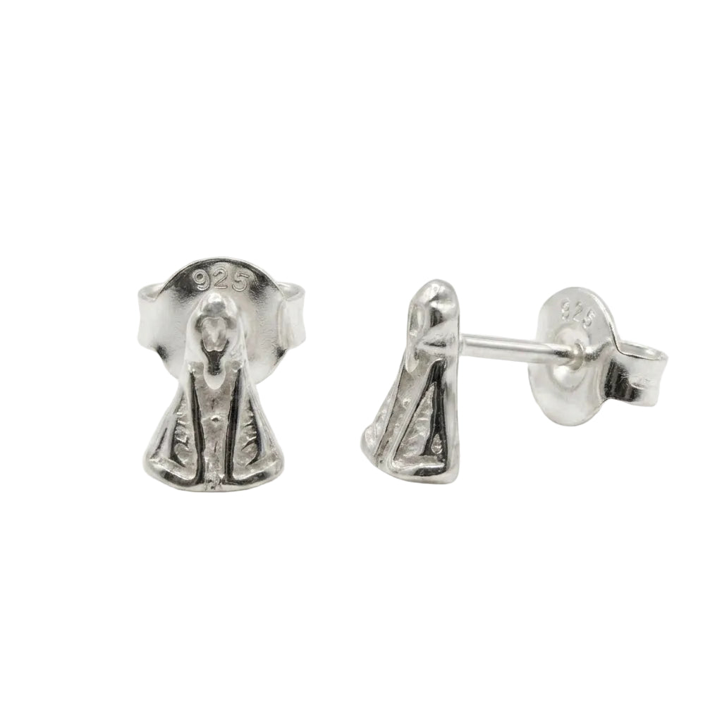 Silver Our Lady of Aparecida Earrings
